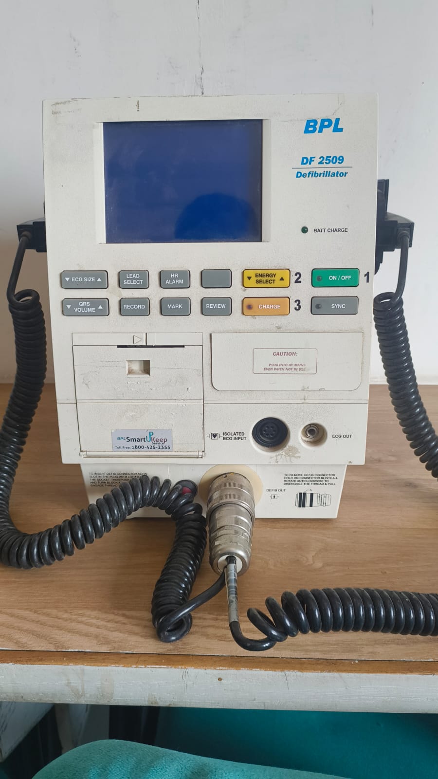 Refurbished BPL Defibrillator
